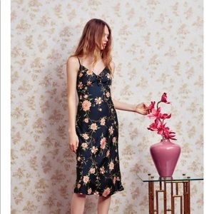 Betsy Satin MIDI Dress